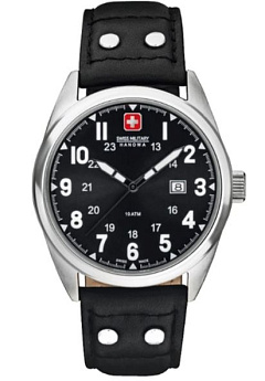 Ремень Swiss Military Hanowa STL 06-4181.04.007, из кожи телёнка, размер 22 мм, без застежки