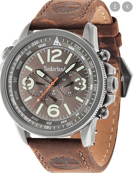 Ремень Timberland 03-13910JSU/61, из кожи телёнка, коричневый, размер 24 мм