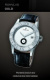 Ремень Corum 0480/00166, из кожи аллигатора, черный, размер 22/18 мм