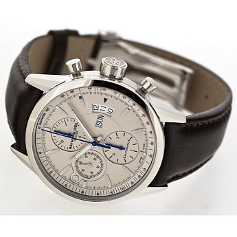 Ремень Raymond Weil SI2102-7737-R-8, из кожи телёнка, коричневый, (имитация аллигатора), размер 21мм