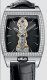 Ремень Corum 0480/00558, из кожи аллигатора, черный, размер 