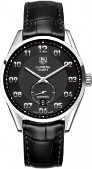 Ремень Tag Heuer FY6180, из кожи аллигатора, черный