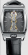 Ремень Corum 0480/00558, из кожи аллигатора, черный, размер