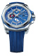 Ремень Corum 0480/00991, из каучука, синий, размер 23/20 мм