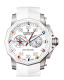 Ремень Corum 0480/00303, из каучука, белый, размер 24/24 мм