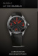 Ремешок для часов Corum bubble из каучука, черный, 24/20, 110/75 (0480/01259) bubble