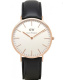 Ремень Daniel Wellington DW00200007, из кожи телёнка, черный, размер 20 мм