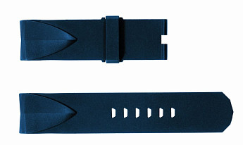 Ремень Corum 0480/00025, из каучука, синий, размер 22/20 мм