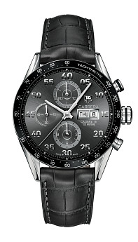 Ремень Tag Heuer FC6313, из кожи, серый