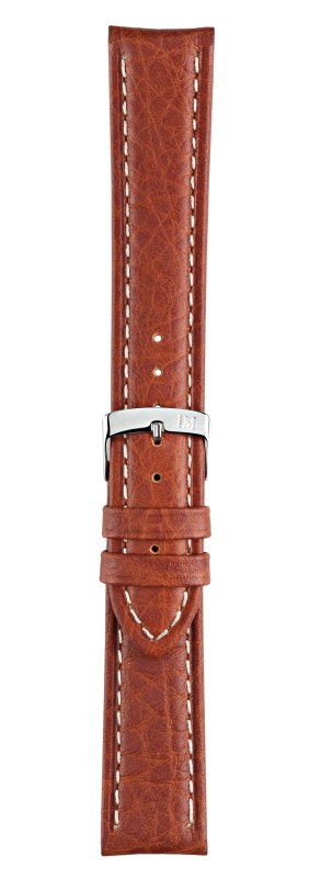 ремешок для часов Kuga Performance из кожи теленка, коричневый 041, ширина 22 мм