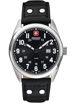 Ремень Swiss Military Hanowa STL 06-4181.04.007, из кожи телёнка, размер 22 мм, без застежки