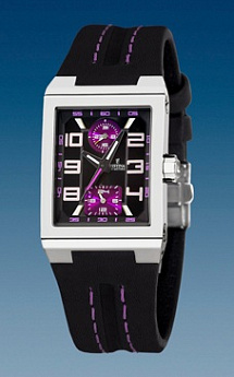 Ремешок из кожи теленка черный 14 мм для часов FESTINA NUMERO 9 (F16224)