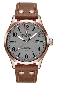 Ремень Swiss Military Hanowa STL 06-4280.09.009CH, из кожи телёнка, размер 22 мм