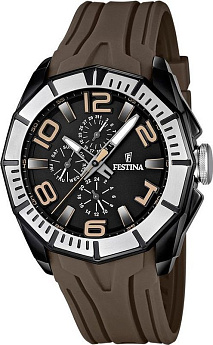 Ремешок из каучука темно-коричневый 26.85 мм для часов FESTINA SPORT 2015 (F16670/2)