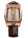 Ремень Corum 0480/00471, из кожи аллигатора, коричневый, размер 19/18 мм