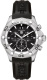 Ремень Tag Heuer BT0712, из каучука, черный, размер 21мм