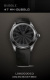 Ремешок для часов Corum bubble из каучука, черный, 24/20, 110/75 (0480/01259) bubble