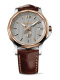 Ремень Corum 0480/00480, из кожи аллигатора, коричневый, размер 22/18 мм