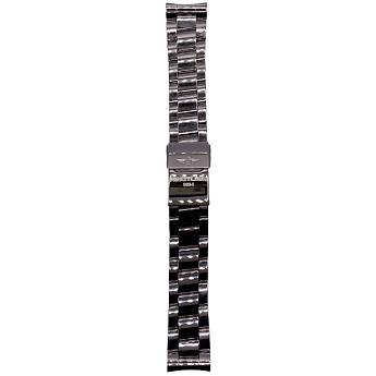Браслет Breitling 164A, из сатинированной стали, стальной, размер 22 мм
