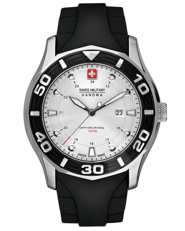 Ремень Swiss Military Hanowa STP 06-4170.04.001.07, из полиуретана, черный