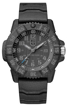 Черный полиуретановый ремешок LUMINOX оригинальный, застежка из карбона, для часов серии 3600 (FP3800.20B)