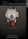 Ремень Corum 0480/00545, из кожи аллигатора, коричневый, размер 21/18 мм