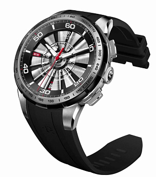 Оригинальный ремешок Perreletиз каучука, черного цвета, 27/24 мм, для модели часов A1074, А1079