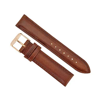 Ремень Daniel Wellington DW00200075, из кожи телёнка, светло-коричневый, размер 17 мм