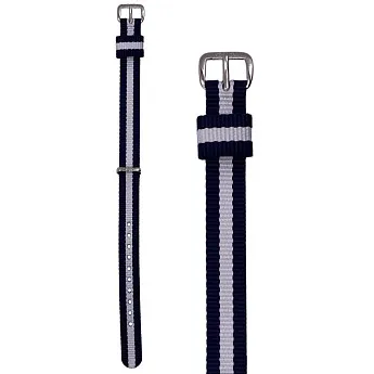 Ремень Daniel Wellington DW00200074, из нейлона, сине-белый, размер 13 мм