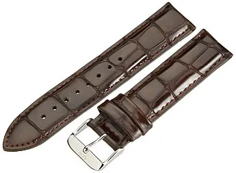 Ремень Daniel Wellington DW00200025, из кожи телёнка, коричневый, размер 20 мм