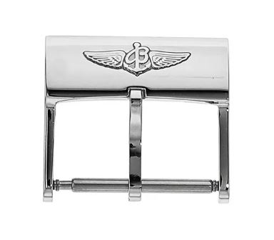 Пряжка Breitling A20BA.1, из полированной нерж. стали для кожаного ремешка, размер 20 мм