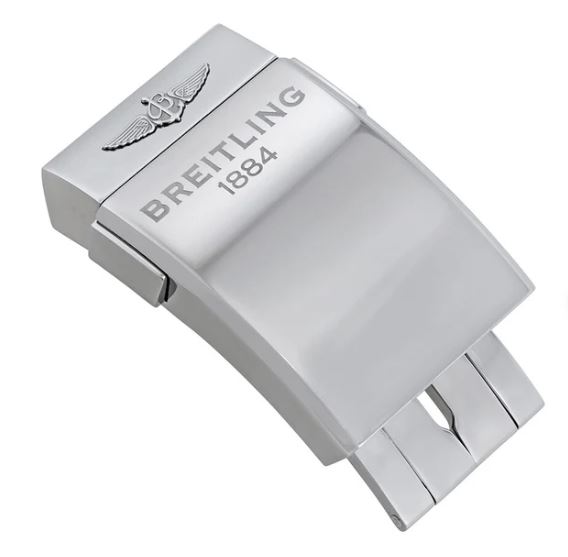 Клипса Breitling A20D.4, из полированной нерж. стали для каучукового ремешка, размер 20 мм